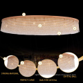 New Design Stainless Steel Luxury Modern Round Pearl Ceiling Chandelier